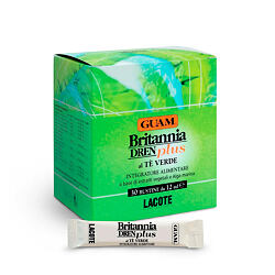 GUAM Britannia Dren Plus with Green Tea Liquid Food Supplement 30 x 12 ml