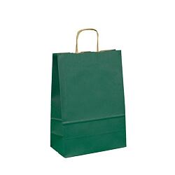 Střední dárková taška - zelená 24 x 11 x 32,5 cm