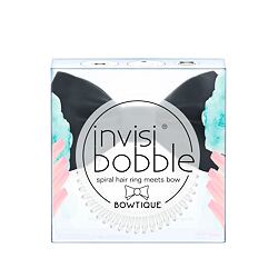 Invisibobble Bowtique Spiral Hair Ring Meets Bow (True Black) 1 ks
