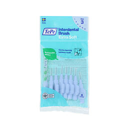 TePe Extra Soft mezizubní kartáčky 3 modré (0,6 mm) 8 ks