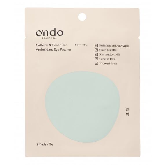 Ondo Beauty 36.5 BAN-JJAK Caffeine and Green Tea Antioxidant Eye Patches 2 ks