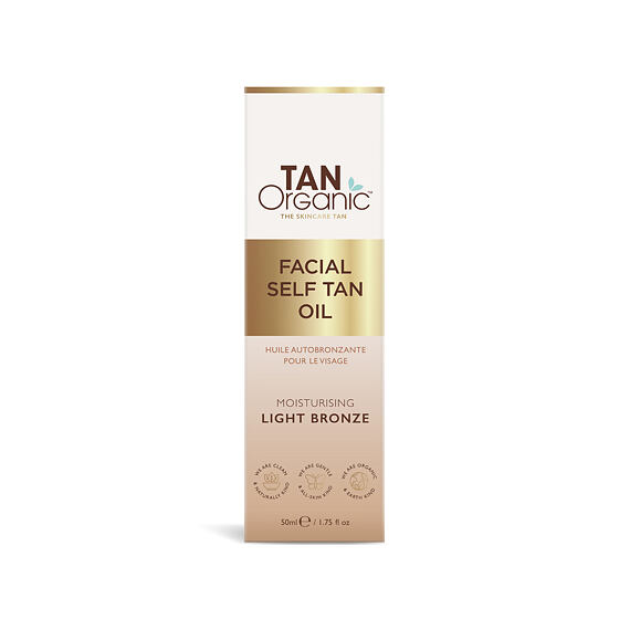 TanOrganic Facial Self Tan Oil (Light Bronze) 50 ml