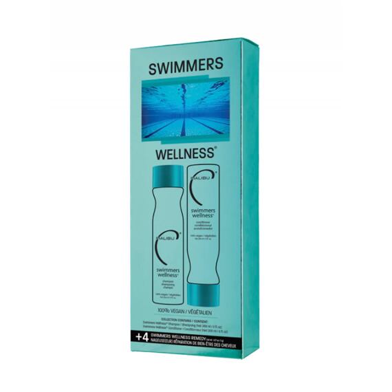 Malibu C Swimmers Wellness Collection Shampoo 266 ml + Conditioner 266 ml + sáček 4 x 5 g