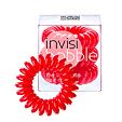 Invisibobble gumička do vlasů 3 ks - Raspberry Red - červená